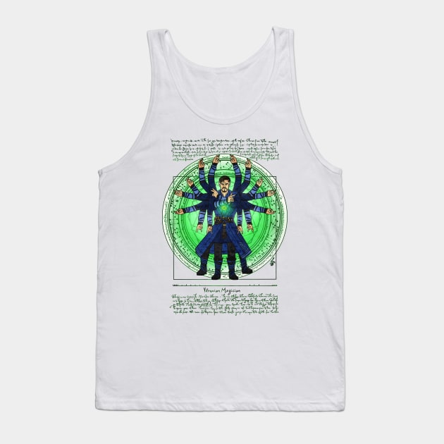 Vitruvian Magician Tank Top by LucasBrenner